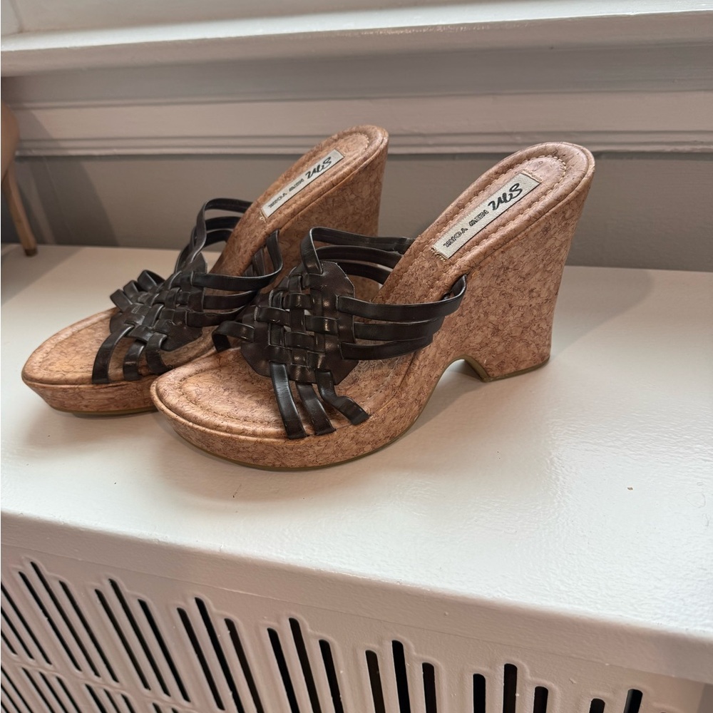Stylish dark brown Wedge Sandals